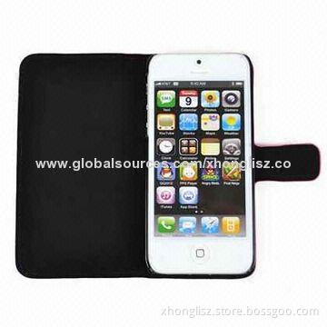 Fashion Leopard Print Phone cases, flap closure design, fix secure